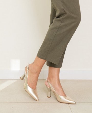 Patricia Miller 5529 metallic pumps