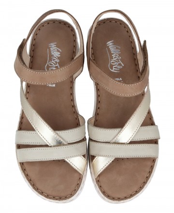 Sandalias de piel para mujer Walk and Fly 3066 48310