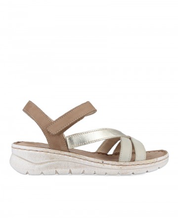 Sandalias de piel para mujer Walk and Fly 3066 48310