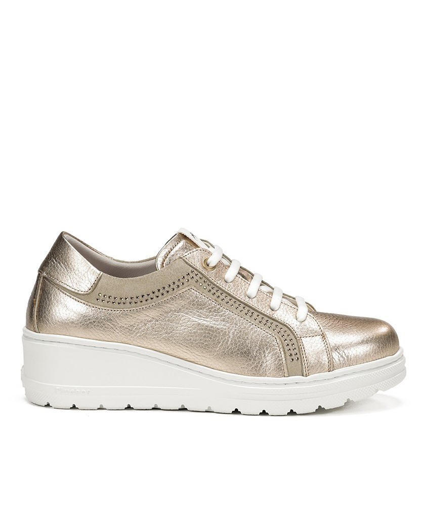 Zapatilla urbana metalizada Fluchos F1997