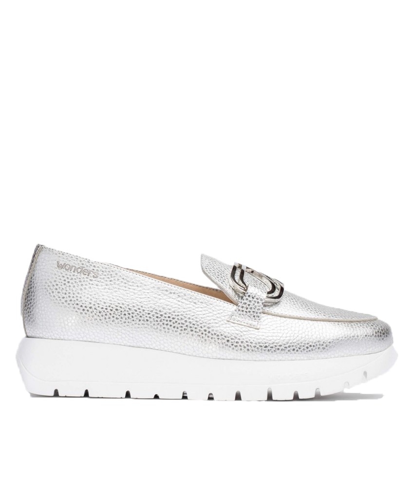 Mocasines metalizados Wonders Sidney A2462