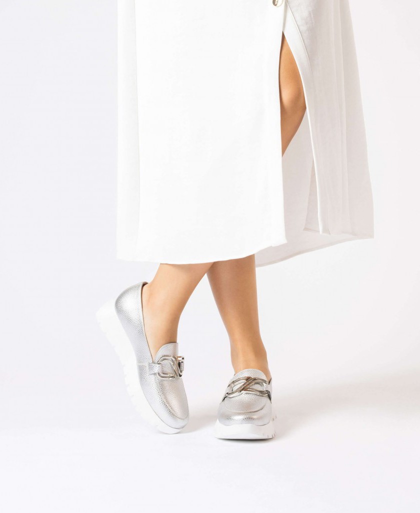 Wonders Sidney metallic loafers A2462