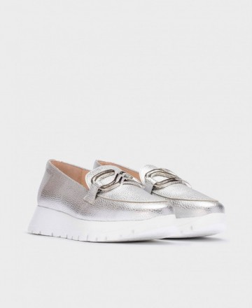 Wonders Sidney metallic loafers A2462