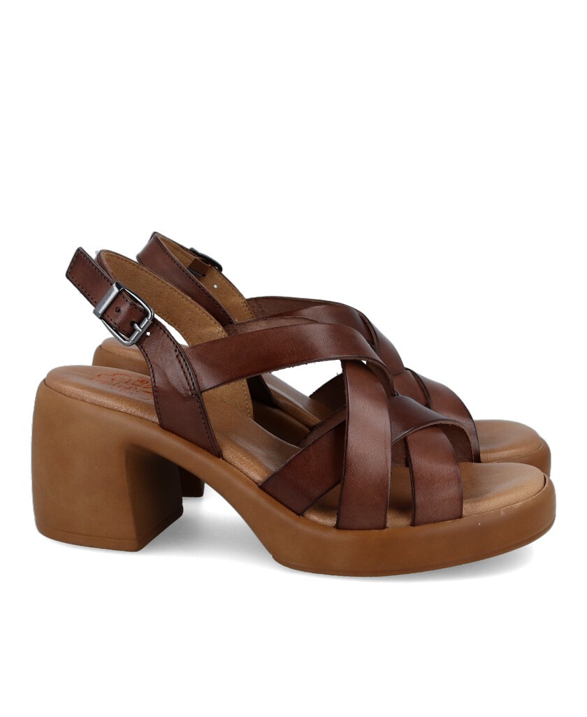 Sandalias con tacón de bloque Porronet 3042