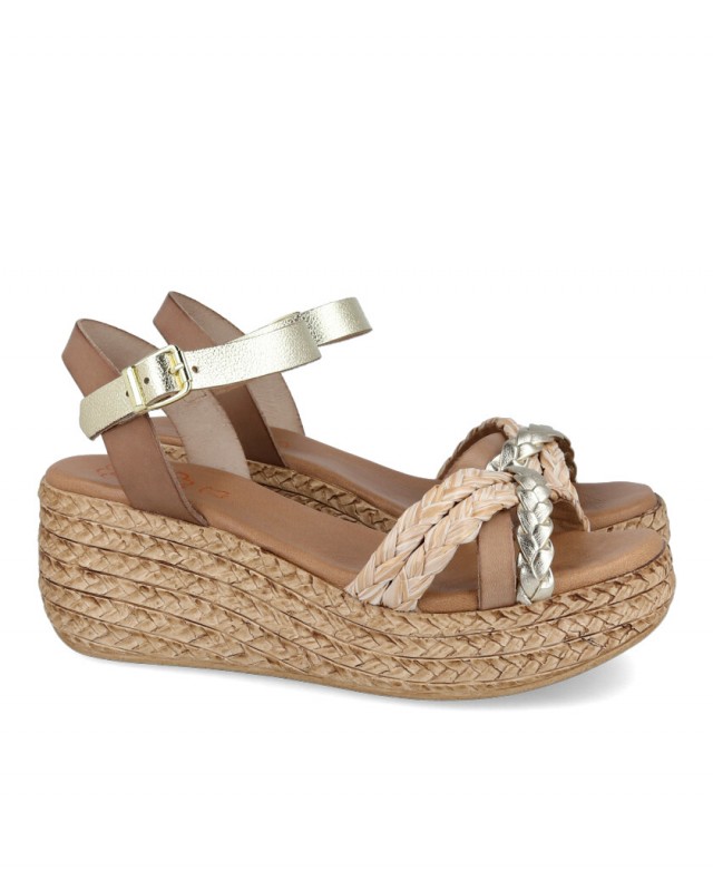 Porronet 3040 sandal with braided straps