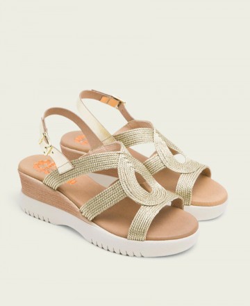 Metallic Porronet 3029 sandal