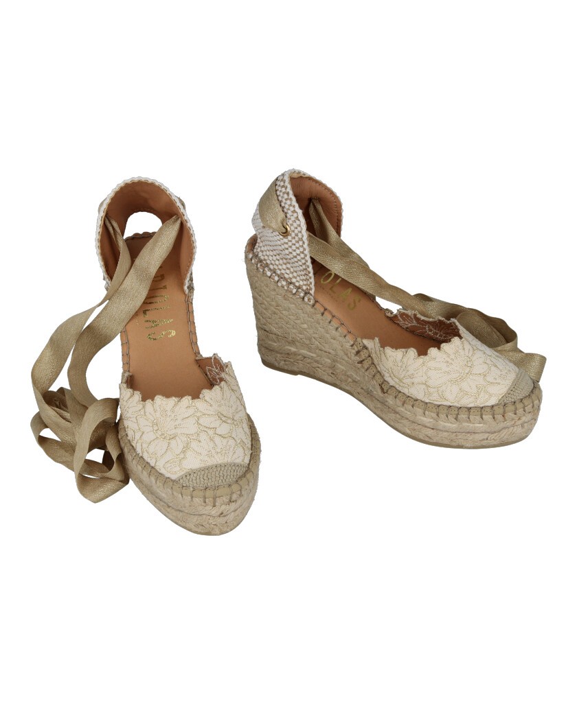 Fabiolas espadrille with platform D405222