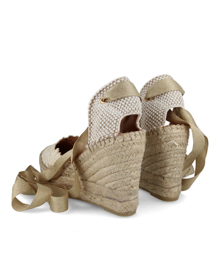 Fabiolas espadrille with platform D405222