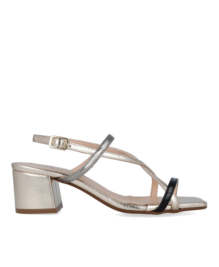 Sandalias metalizadas cómodas Patricia Miller 5544