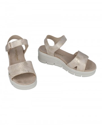 Amarpies metallic sport sandals 26553