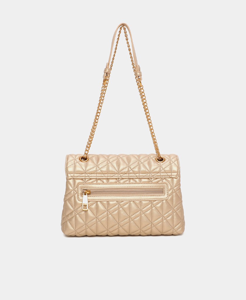 Bolso de hombro metalizado Binnari 20011