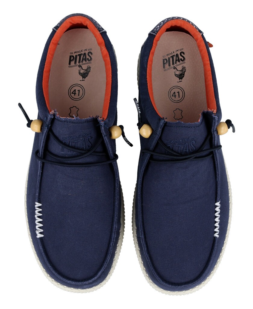 Pitas WP150 KIN lace-up sport moccasin with laces
