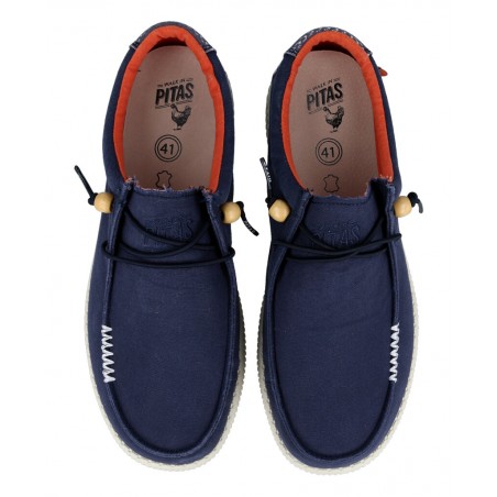 Pitas WP150 KIN lace-up sport moccasin with laces