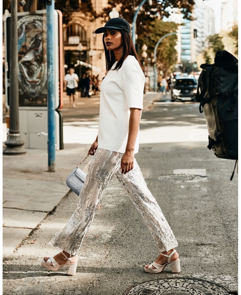 Sandals with front platform Xti 142356