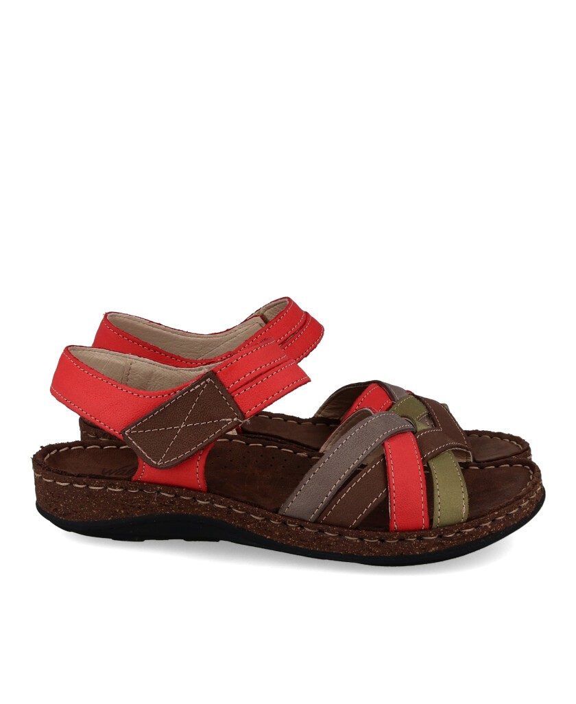 Leather sandals Walk & Fly Mediterraneo 3861 43170