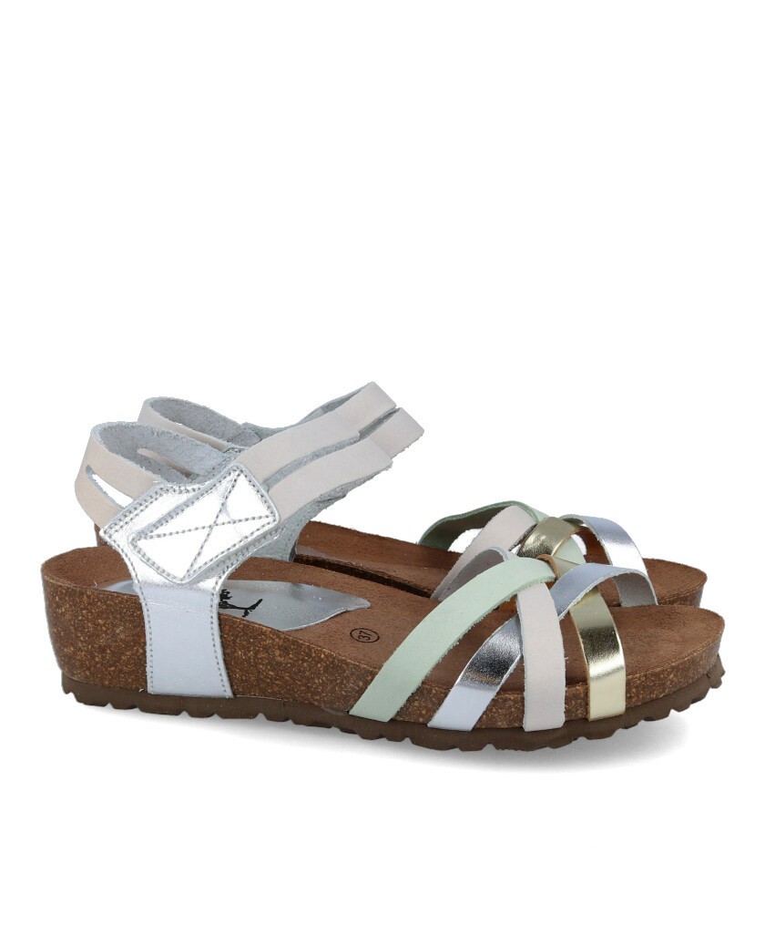 Sandals with metallic details Interbios 5338
