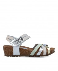 Sandalias con detalles metalizados Interbios 5338 Sandalias con detalles metalizados Interbios 5338