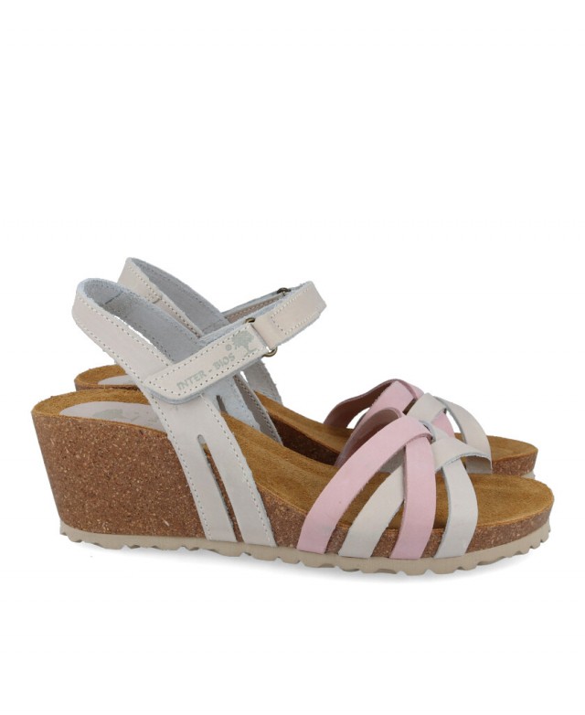 Interbio 5641 women's medium wedge sandals