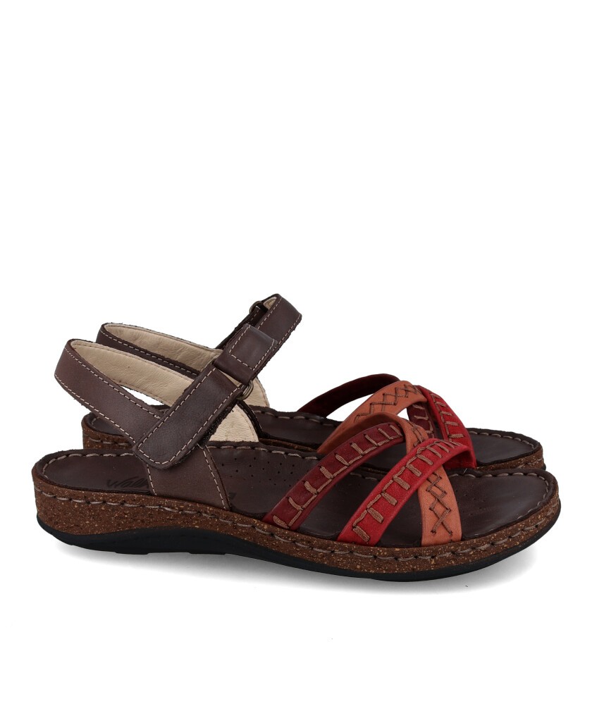 Sandalias tiras cruzadas Walk & Fly Catrina 3861