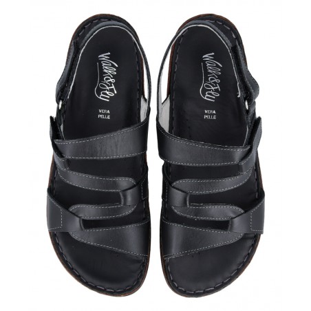 Sandalias negras Walk & Fly California 3861 41460