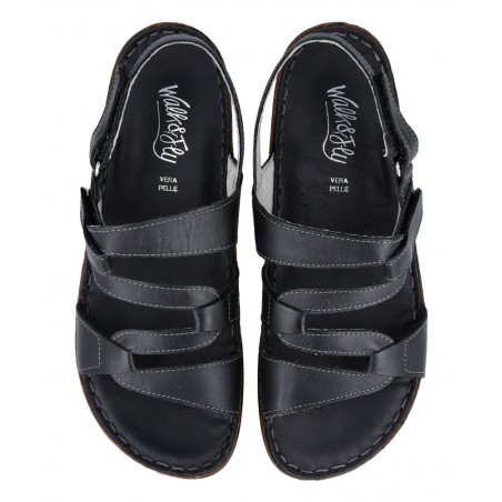 Walk & Fly California black sandals 3861 41460