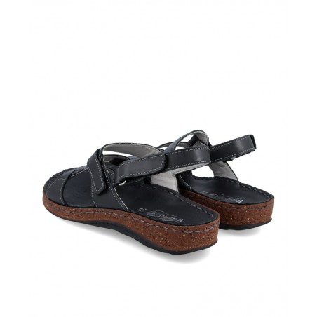 Sandalias negras Walk & Fly California 3861 41460