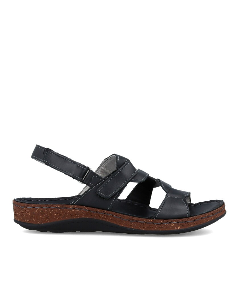 Fly Sandalias Planas Mujer Negra Sandalias Negras Walk Fly