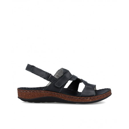 Sandalias negras Walk & Fly California 3861 41460