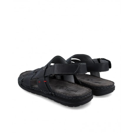 Black men's sandals Walk & Fly La Rambla 680