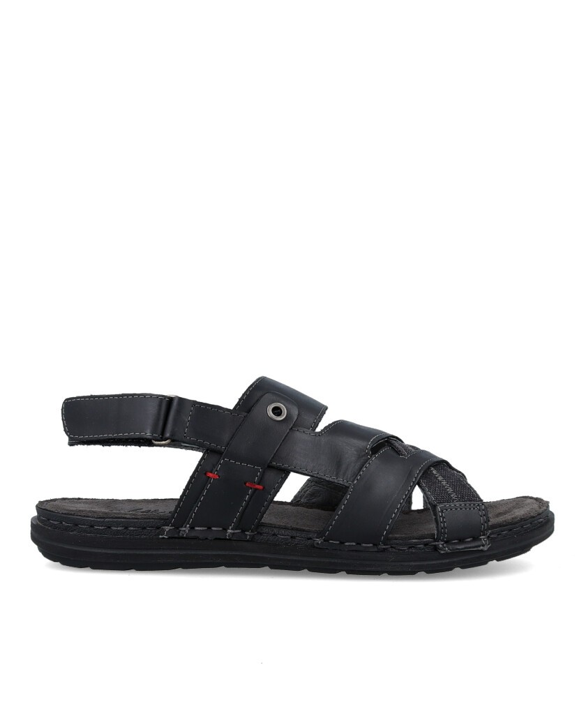 Sandalias hombre negras Walk & Fly La Rambla 680