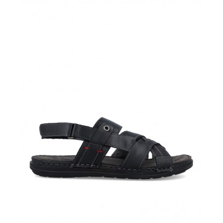 Sandalias hombre negras Walk & Fly La Rambla 680