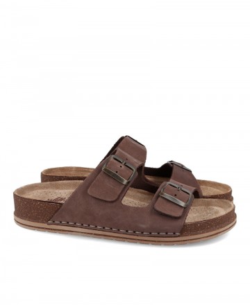 Leather Bio sandals Walk and Fly