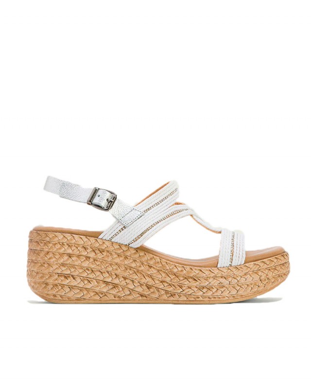 Leather wedge sandal Porronet 3036