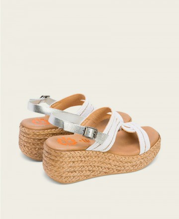 Leather wedge sandal Porronet 3036