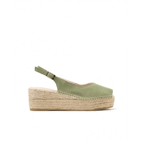 Espadrilles peep toe Macarena Java100