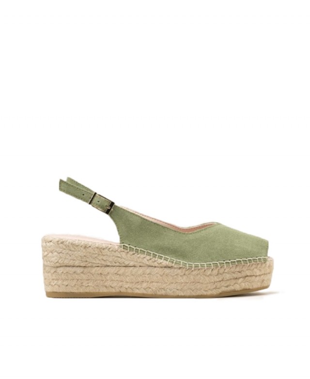 Espadrilles peep toe Macarena Java100