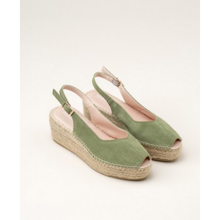 Espadrilles peep toe Macarena Java100