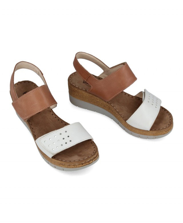 Sandalias de cuña Walk & Fly Poniente 6548 50090 Sandalias de cuña Walk & Fly Poniente 6548 50090