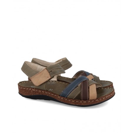 Sandalias tiras cruzadas Walk & Fly Mediterraneo 3861 4317