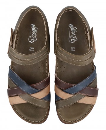 Sandalias tiras cruzadas Walk & Fly Mediterraneo 3861 4317