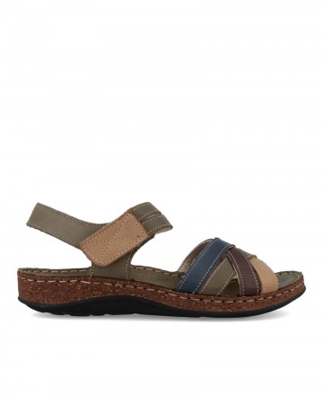 Sandalias tiras cruzadas Walk & Fly Mediterraneo 3861 4317