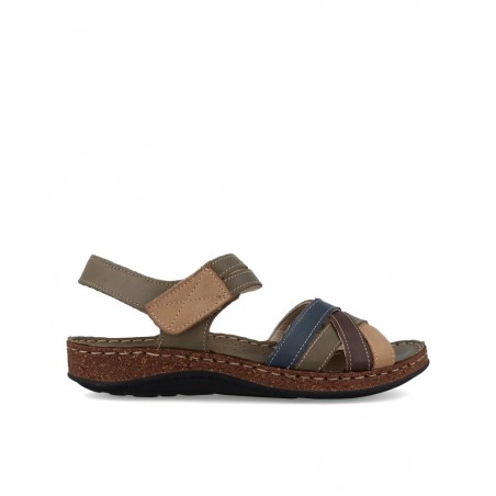 Sandalias tiras cruzadas Walk & Fly Mediterraneo 3861 4317