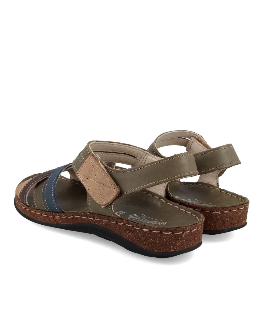 Sandalias tiras cruzadas Walk & Fly Mediterraneo 3861 4317