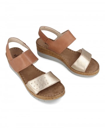 Sandalia con velcro Walk & Fly poniente 6548 50090