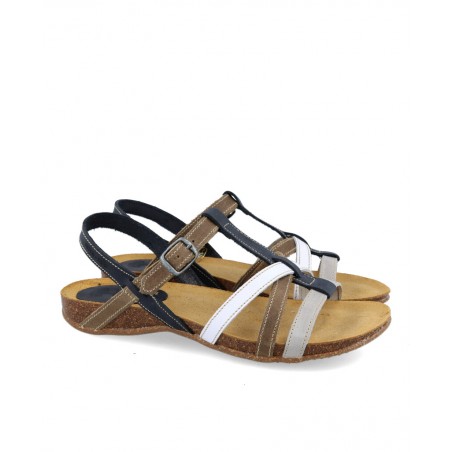 Interbios Bio leather sandals 4408