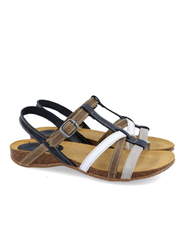 Interbios Bio leather sandals 4408