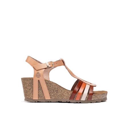 Yokono Cadiz 301 multi-striped sandals