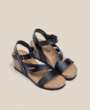 Sandalias con tiras de piel Yokono Cadiz 302