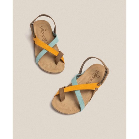 Yokono Ibiza 718 flat strappy sandals