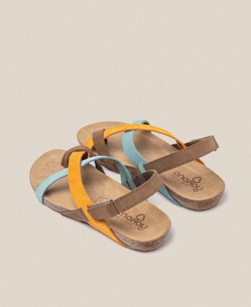 Yokono Ibiza 718 flat strappy sandals